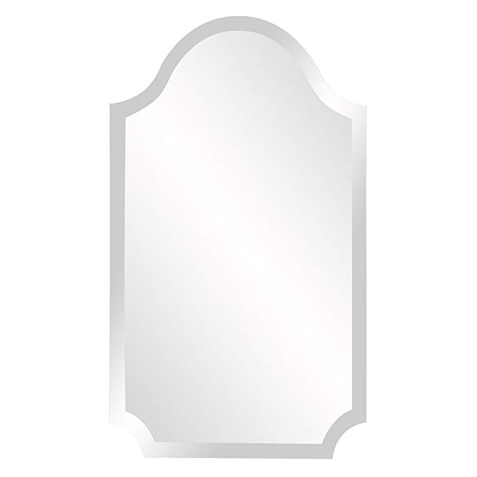 Howard Elliot, Wall Mirror, Ready to Hang, Arched Design, 16 x 27, 36lbs