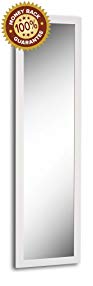 Over the door / Wall Mounted Mirror - Easy To Hang (50, White)