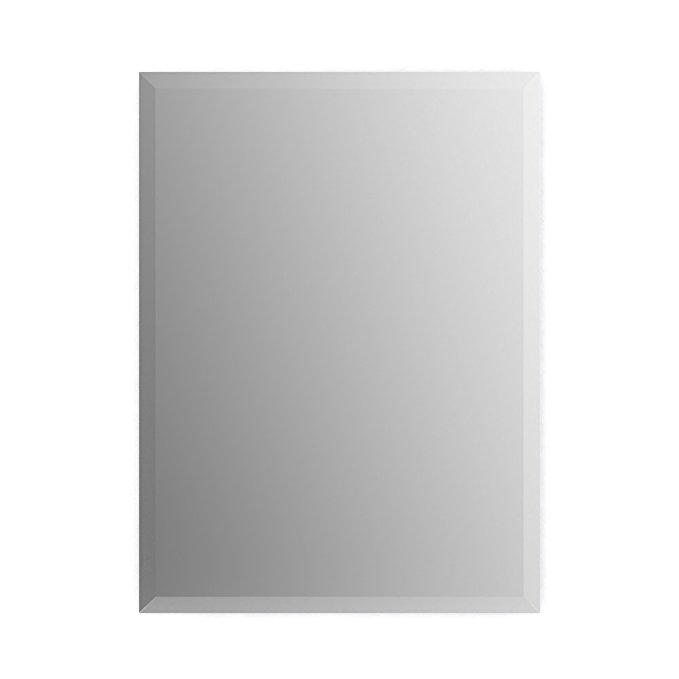Delta Wall Mount 24 in. x 31 in. Medium (M1) Rectangular Frameless TRUClarity Deluxe Glass Bathroom Mirror with Easy-Cleat Flush Mounting Hardware
