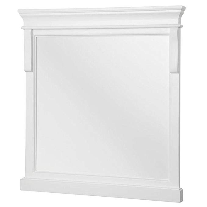 Foremost NAWM2432 Naples 24-Inch Width x 32-Inch Height Mirror, White