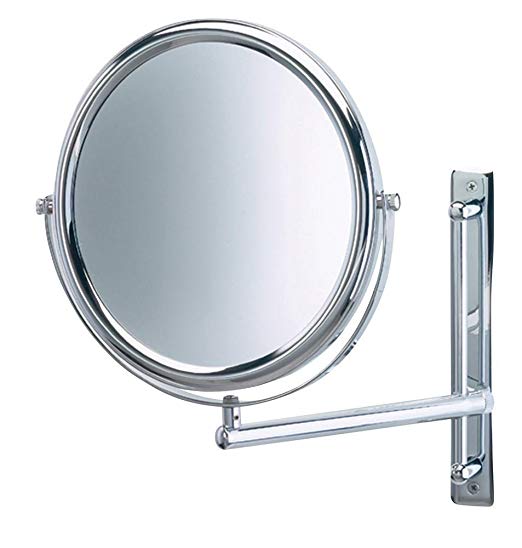 Jerdon JP3030CF 9-Inch Wall Mount Makeup Mirror with 3x Magnification, Chrome Finish