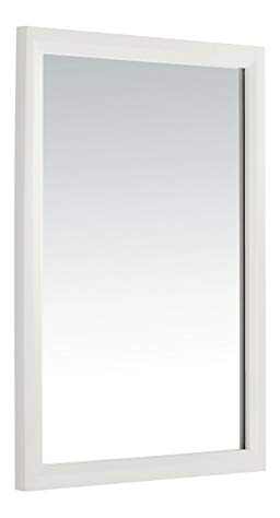 Simpli Home Urban Loft Bath Vanity Mirror, White