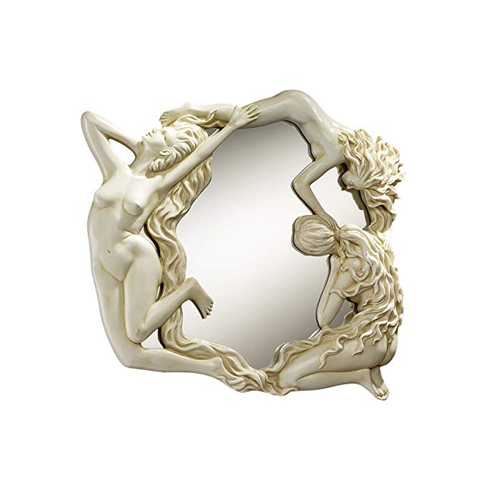 Design Toscano Dance of the Nymphs Sculptural Wall Mirror