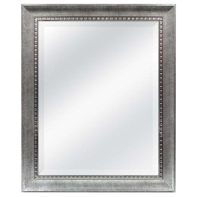MCS 22x28 Inch Slope Mirror, 27.5x33.5 Inch Overall Size, Silver (20564)