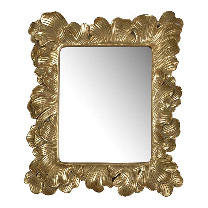 A&B Home 76280-GOLD Duchess Mirror, Gold, 13 by 2 by 15