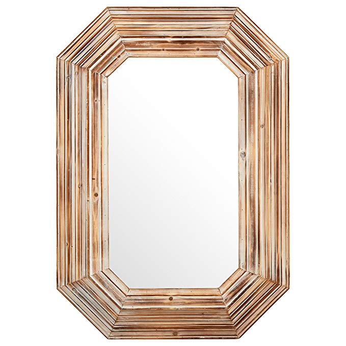 Stone & Beam Vintage-Look Octagonal Mirror, 39.5