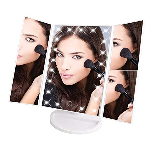 Perfeclear Makeup Mirror - Professional Makeup Magnifying Vanity Mirror with Lights - Natural Light LEDs