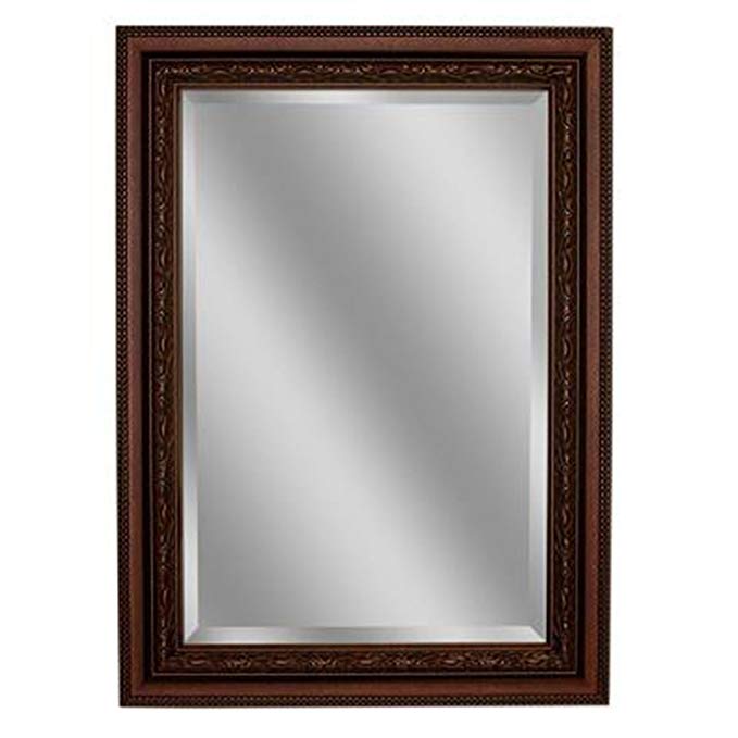 Headwest Addyson single Framed Wall Mirror In Copper, 30
