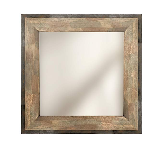 Hosley Wooden & Metal Frame Mirror- 20